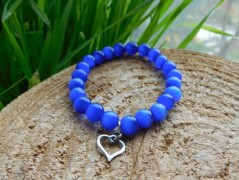 Nerezový přívěšek s larimarem