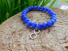 Nerezový přívěšek s larimarem