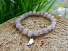 Nerezový přívěšek s larimarem