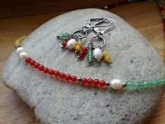 Nerezový přívěšek s larimarem