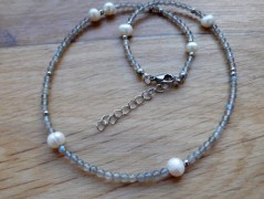 Nerezový přívěšek s larimarem