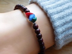 Nerezový přívěšek s larimarem