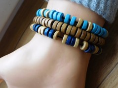 Nerezový přívěšek s larimarem