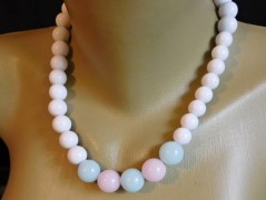 Nerezový přívěšek s larimarem