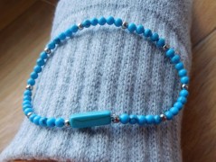 Nerezový přívěšek s larimarem