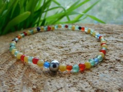 Nerezový přívěšek s larimarem