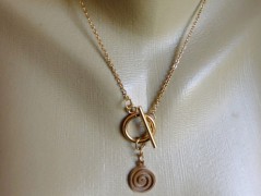 Nerezový přívěšek s larimarem