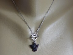 Nerezový přívěšek s larimarem