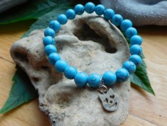 Nerezový přívěšek s larimarem