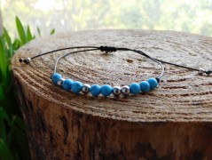 Nerezový přívěšek s larimarem