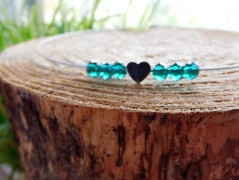 Nerezový přívěšek s larimarem