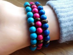 Nerezový přívěšek s larimarem