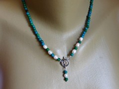 Nerezový přívěšek s larimarem