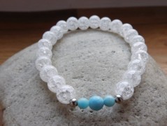 Nerezový přívěšek s larimarem