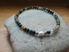 Nerezový přívěšek s larimarem