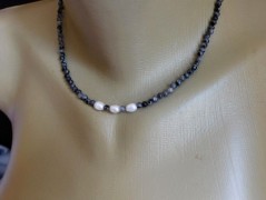 Nerezový přívěšek s larimarem