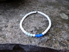 Nerezový přívěšek s larimarem