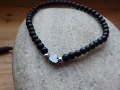 Nerezový přívěšek s larimarem