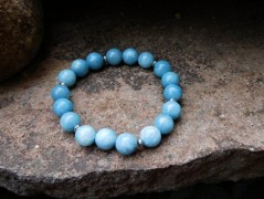 Nerezový přívěšek s larimarem