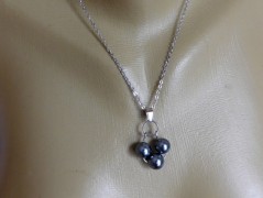 Nerezový přívěšek s larimarem