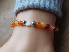 Nerezový přívěšek s larimarem