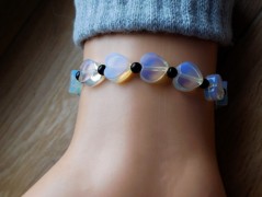 Nerezový přívěšek s larimarem