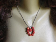 Nerezový přívěšek s larimarem