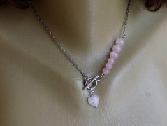 Nerezový přívěšek s larimarem