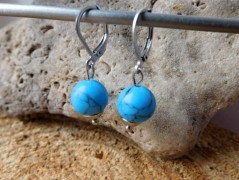 Nerezový přívěšek s larimarem