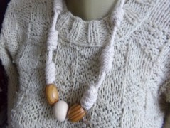 Nerezový přívěšek s larimarem