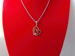 Nerezový přívěšek s larimarem