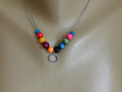 Nerezový přívěšek s larimarem