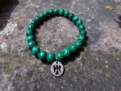 Nerezový přívěšek s larimarem