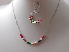 Nerezový přívěšek s larimarem