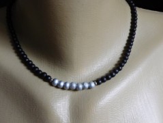 Nerezový přívěšek s larimarem