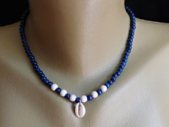 Nerezový přívěšek s larimarem