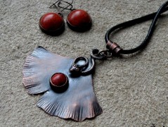 Nerezový přívěšek s larimarem