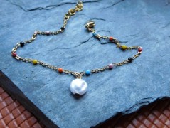 Nerezový přívěšek s larimarem