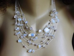 Nerezový přívěšek s larimarem