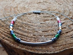 Nerezový přívěšek s larimarem