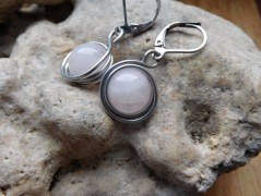 Nerezový přívěšek s larimarem