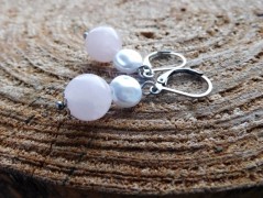 Nerezový přívěšek s larimarem