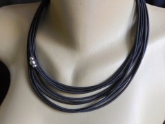 Nerezový přívěšek s larimarem