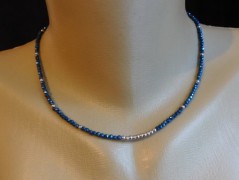 Nerezový přívěšek s larimarem