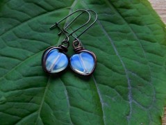 Nerezový přívěšek s larimarem