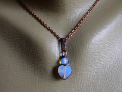 Nerezový přívěšek s larimarem