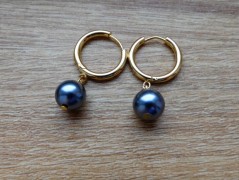 Nerezový přívěšek s larimarem