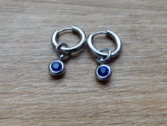 Nerezový přívěšek s larimarem