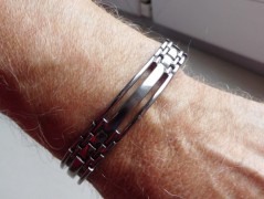 Nerezový přívěšek s larimarem