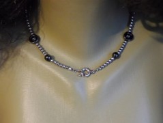 Nerezový přívěšek s larimarem